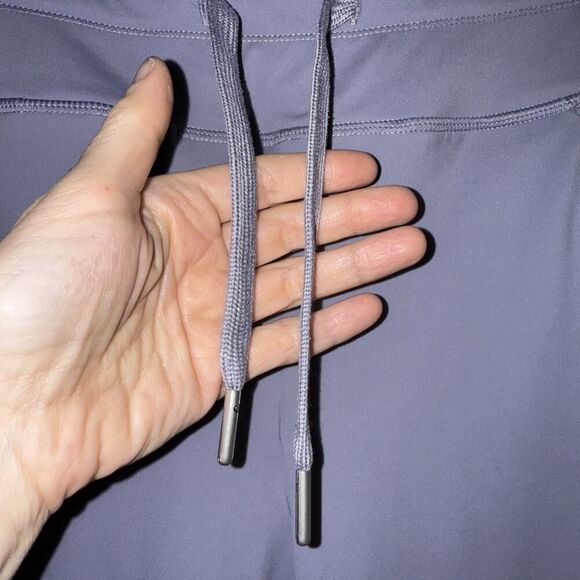 Halara Airy Softlyzero High Waist Drawstring Pocket BlueGray JoggersPants S Pet - Picture 4 of 16